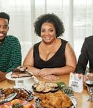 From left: Derek Robinson, Falayn Ferrell and Warren Luckett