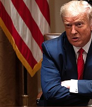 Lawyers for the Department of Justice have asked a judge for additional time to decide whether to turn former President Donald Trump's taxes over to the House Ways and Means Committee.
Mandatory Credit:	JIM WATSON/AFP/AFP via Getty Images