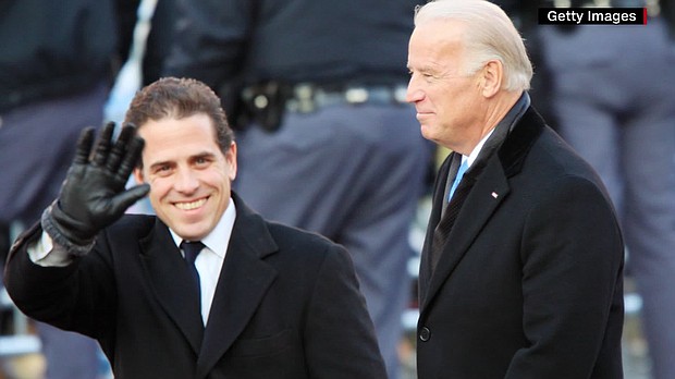 In a new memoir, Hunter Biden reveals his staggering slide into crack addiction and how he was buoyed by his father, President Joe Biden. "Beautiful Things" details the younger Biden's lifelong struggles with drugs and alcohol; his first drink was aged 8, downing a glass of champagne at a family event.
Mandatory Credit:	Getty Images