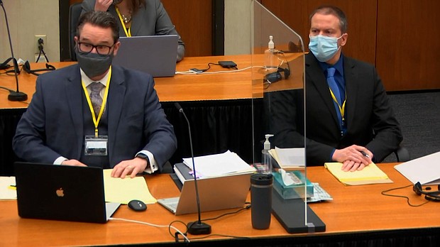 Prosecutors in the second week of Derek Chauvin's trial are set to shift their focus from what happened to George Floyd last May to a closer analysis of what it means legally.
Mandatory Credit:	Pool