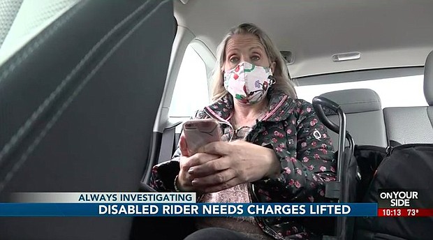 During a recent trip of fewer than 10 miles home from the doctor’s office, she notices Uber billed her three times totaling about $90.
Mandatory Credit:	WOWT