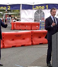 California, the first state to implement a lockdown for the coronavirus pandemic, plans to fully reopen activities and businesses beginning June 15, state officials said Tuesday.
Mandatory Credit:	KGO