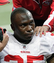 Investigators believe former NFL player Phillip Adams, seen here in 2010, shot and killed five people at a South Carolina home on April 7.
Mandatory Credit: Tom Gannam/AP