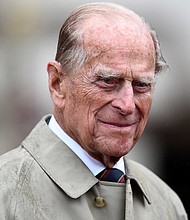 Prince Philip, the lifelong companion of Britain's Queen Elizabeth II, has died at 99, Buckingham Palace has announced on April 9. He is seen here attending a parade at Buckingham Palace in 2017.
Mandatory Credit: HANNAH MCKAY/AFP/Getty Images