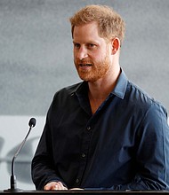Prince Harry, seen here in 2010, has flown back to the United Kingdom from his home in the US on April 11 ahead of the Duke Of Edinburgh's funeral, several British media outlets reported.
Mandatory Credit:	Peter NichollsWPA Pool/Getty Images