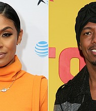 Abby De La Rosa and Nick Cannon are expecting twin boys.
Mandatory Credit:	Getty Images