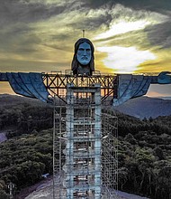 A huge statue of Jesus Christ is under construction in southern Brazil, and it will be even taller than its famous counterpart in Rio de Janeiro.
Mandatory Credit:	SILVIO AVILA/AFP/Getty Images