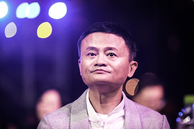 China has ordered Alibaba to pay a record fine of 18.2 billion yuan ($2.8 billion) for behaving like a monopoly. Jack Ma is the founder of the Alibaba Group.
Mandatory Credit:	Wang HE/Getty Images