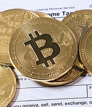 While bitcoin and other cryptocurrencies may be virtual, they have very real-world tax consequences. If you fail to pay the tax you owe, you will be subject to interest and penalties and, in some circumstances, even criminal prosecution.
Mandatory Credit:	CNN/Shutterstock