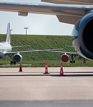 France is set to ban short domestic flights in favor of train services, after lawmakers approved a plan that will see several air routes discontinued to reduce emissions.
Mandatory Credit:	 Thomas Samson/AFP/Getty Images