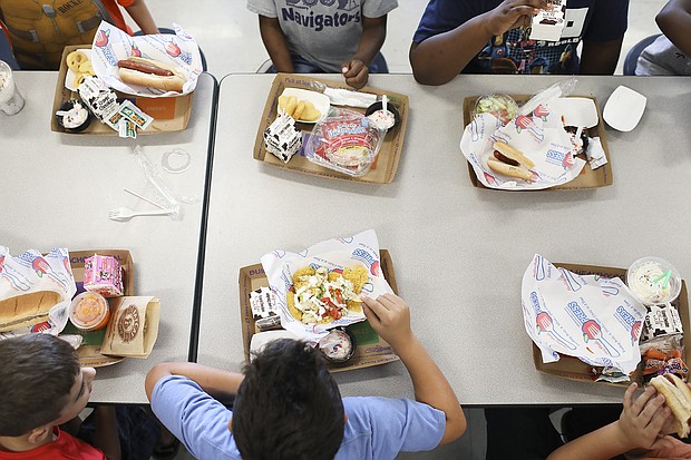The healthiest meals children eat during the day come from school cafeterias, a new study found.
Mandatory Credit:	Eve Edelheit for The Washington Post via Getty Images