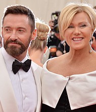 Hugh Jackman and his wife Deborra-Lee Furness are celebrating 25 years of marriage.
Mandatory Credit:	Andrew H. Walker/Getty Images