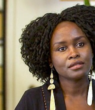 Joselyne Umutoniwase's fashion designs help broadcast the creativity of Rwanda.
Mandatory Credit:	CNN