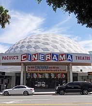 Pacific Theatres and ArcLight cinemas, home to the iconic Cinerama Dome in Hollywood, said on April 12 it will shut 300 screens across California.
Mandatory Credit:	Kilmer Media/Shutterstock