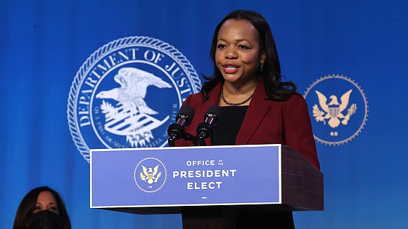 Kristen Clarke, President Joe Biden's nominee to lead the Justice Department's Civil Rights Division, heads to her Senate confirmation hearing …