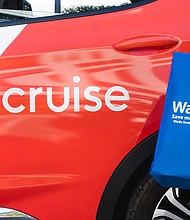 Walmart is investing in GM's self-driving vehicle company, Cruise, as it works to build out its delivery network.
Mandatory Credit: Walmart