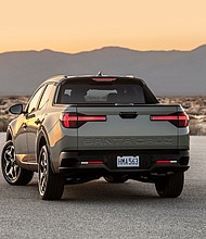 The Hyundai Santa Cruz is for people who might use an SUV, but want a cargo area that can be easily cleaned out.
Mandatory Credit: Drew Phillips/Hyundai