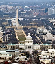 The House of Representatives is on track to vote April 22 on a bill that would grant statehood to Washington, DC.
Mandatory Credit:	SAUL LOEB/AFP/AFP via Getty Images