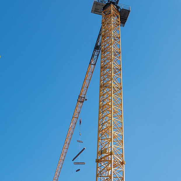 A new addition to the Virginia Commonwealth University campus is taking shape – a building dedicated to science technology, engineering and math instruction. Location: 817 W. Franklin St., the former site of the Franklin Street Gym, which was demolished a year ago.