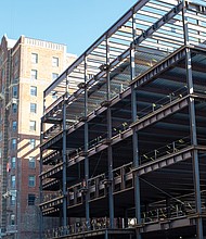 A new addition to the Virginia Commonwealth University campus is taking shape – a building dedicated to science technology, engineering and math instruction. Location: 817 W. Franklin St., the former site of the Franklin Street Gym, which was demolished a year ago.