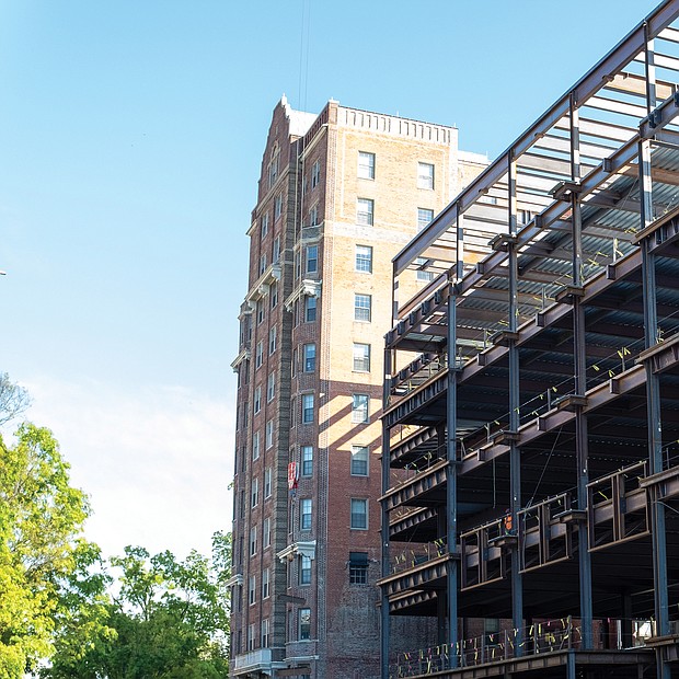 A new addition to the Virginia Commonwealth University campus is taking shape – a building dedicated to science technology, engineering and math instruction. Location: 817 W. Franklin St., the former site of the Franklin Street Gym, which was demolished a year ago.