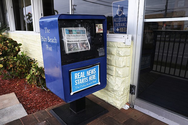 NewsGuild, a labor union that represents thousands of journalists, released on April 27 a small study of 14 unionized newsrooms owned by media conglomerate Gannett.
Mandatory Credit:	Joe Raedle/Getty Images