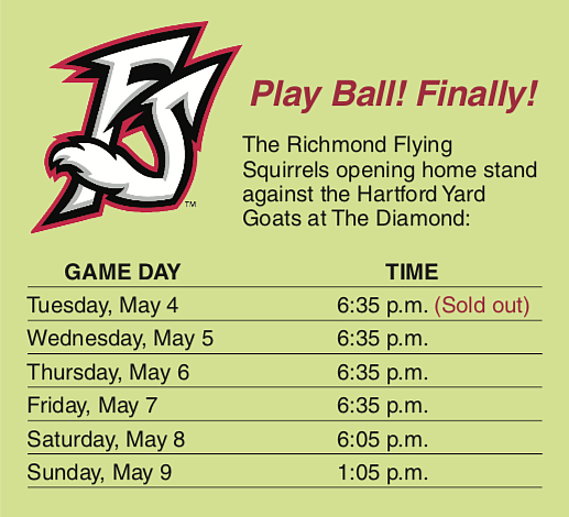 The Richmond Flying Squirrels have hung the “Sold Out” sign on The Diamond box office for the 11th straight home …