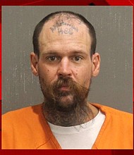 Nashville police arrested Nicholas Newhart after they claim he took off his colostomy bag and swung it at officers.
Mandatory Credit:	Metro Nashville PD/WSMV