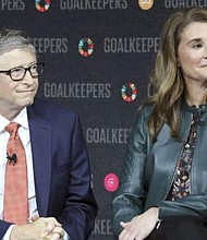 Bill and Melinda Gates are ending their marriage after 27 years. The pair are shown here at an event at the Lincoln Center on September 26, 2018, in New York.
Mandatory Credit:	Ludovic Marin/AFP/Getty Images