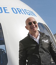 Blue Origin, the Jeff Bezos-backed space tourism venture, will soon begin selling tickets for its rocket.
Mandatory Credit:	Matthew Staver/Bloomberg/Getty Images