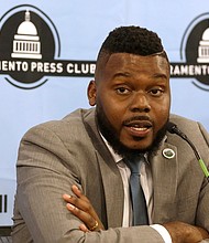 In a push to galvanize young Democrats to run for office, a political action committee focused on electing young, down-ballot candidates in swing districts announced May 3 a national campaign to support 50 millennial and Gen Z candidates under the age of 45 ahead of the 2022 midterm elections. Michael Tubbs is a part of the group's leadership council.
Mandatory Credit:	Rich Pedroncelli/AP