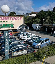 Lightly used vehicles -- those that are a couple of years old with low mileage -- are now selling for 75% to 80% of their original sticker price, said Ivan Drury, an auto industry analyst with Edmunds.com.
Mandatory Credit:	Justin Sullivan/Getty Images