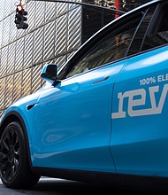 Revel, more commonly known for its fleets of rental mopeds, plans to launch a ridehail service in New York City. Its effort is just the latest chapter of venture capital-backed transportation startups using legal gray areas or loopholes to add more vehicles to streets.
Mandatory Credit:	Courtesy Revel
