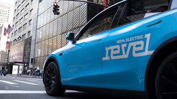 Revel, more commonly known for its fleets of rental mopeds, plans to launch a ridehail service in New York City. Its effort is just the latest chapter of venture capital-backed transportation startups using legal gray areas or loopholes to add more vehicles to streets.
Mandatory Credit:	Courtesy Revel