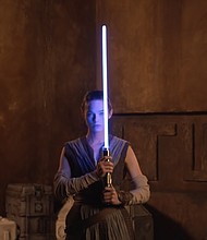 Disney Parks released a very short clip of what appears to be a working lightsaber on May 4.
Mandatory Credit:	Disney Parks