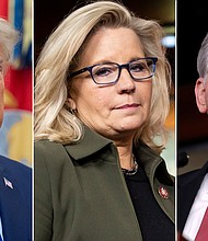 Former President Donald Trump is weighing in on the fight to replace Rep. Liz Cheney in the House Republican Party's leadership, blasting Cheney in a new statement and staying in touch with Republicans on Capitol Hill as the effort gets underway.
Mandatory Credit:	Getty