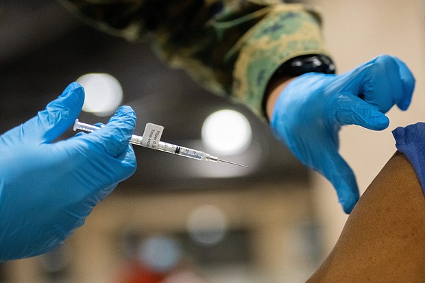 Pfizer expects to file for full US Food and Drug Administration approval for its Covid-19 vaccine for people ages 16 to 85 this month.
Mandatory Credit: Mark Makela/Getty Images