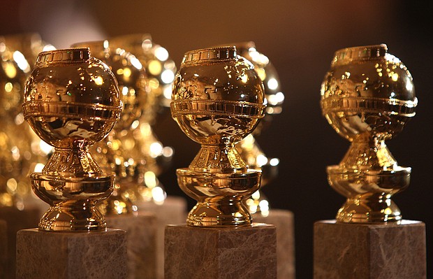 NBC announced that after a controversy surrounding the Hollywood Foreign Press Association's lack of diversity and questions about the Golden Globe's policies it would not air the show in 2022. The Golden Globe statuettes are on display at the Beverly Hilton Hotel on January 6, 2009 in Beverly Hills, California.
Mandatory Credit:	Frazer Harrison/Getty Images