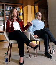 Bill and Melinda Gates have been in the process of getting divorced for two years, according to The Wall Street Journal.
Mandatory Credit:	Elaine Thompson/AP/FILE