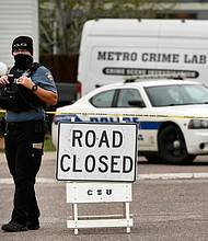 A gunman killed six people at a family birthday party before taking own life in Colorado Springs, police said.
Mandatory Credit:	Helen H. Richardson/The Denver Post/Getty Images