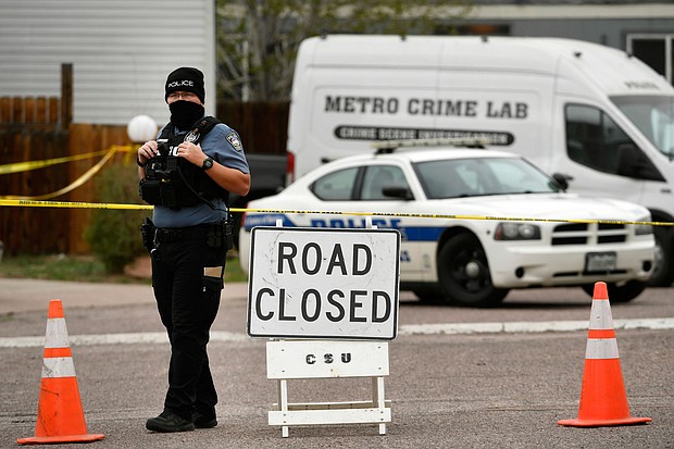 A gunman killed six people at a family birthday party before taking own life in Colorado Springs, police said.
Mandatory Credit:	Helen H. Richardson/The Denver Post/Getty Images