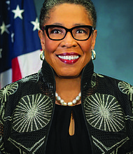 Marcia Louise Fudge (pictured) is the U.S. Secretary of Housing and Urban Development.