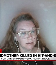 Tiffany Walker recounts how her mother, Mary Katherine Gelino, was hit by a car and killed on her way to her granddaughter's birthday party.
Mandatory Credit:	KVVU