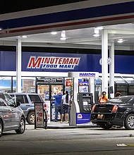 American drivers on the East Coast are filling up aggressively following a ransomware attack that shut down the Colonial Pipeline, a critical artery for gasoline.
Mandatory Credit:	Andrew Sherman/Bloomberg/Getty Images