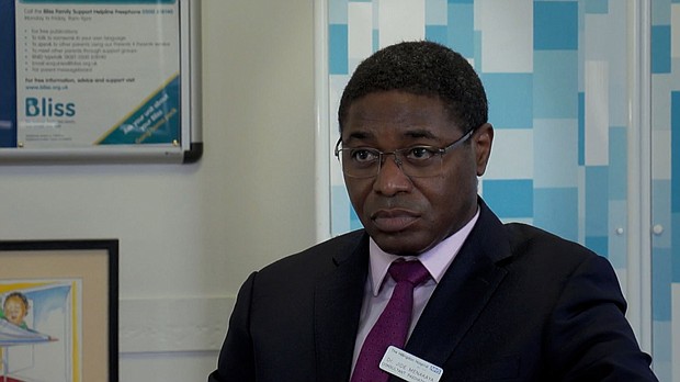 Dr. Jide Menakaya says he has seen an increase in the number of children with eating disorders referred to him for care.
Mandatory Credit: CNN