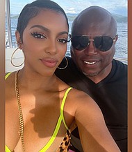 Porsha Williams and Simon Guobadia are engaged.
Mandatory Credit:	From Porsha Williams/Instagram