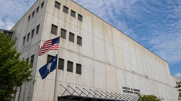 The detention center in North Charleston, South Carolina, where Jamal Sutherland died is seen.
Mandatory Credit:	From Charleston County Sheriff's Office/Facebook