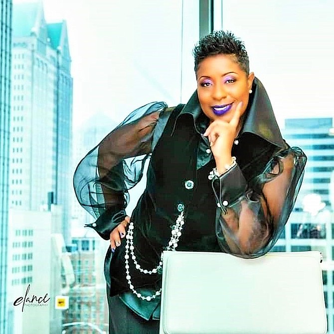 Latrice Mosley-Smith is an entrepreneur and advocate who is the brainchild behind Purple Hose and Healing Foundation, Haute Hosiery, LLC, and 820 Consulting. Photo provided by Latrice Mosley-Smith