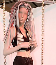 Janet Jackson worn outfit is seen on display at the Press Preview for Julien's Auctions: Iconic Treasures From The Iconic Career And Life Of Janet Jackson at Julien's Auctions on May 10 in Beverly Hills, California.
Mandatory Credit:	Frazer Harrison/Getty Images