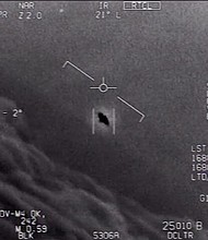 For years, the US government largely ignored reports of mysterious flying objects seen moving through restricted military airspace but it is now slowly beginning to acknowledge that UFOs, which the Pentagon refers to as unidentified aerial phenomena, are real.
Mandatory Credit:	Department of Defense